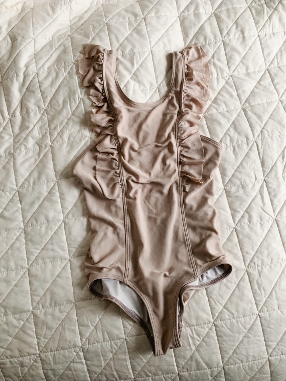 Minnow Swim Ruffle One-Piece Swimsuit in Dusty Purple